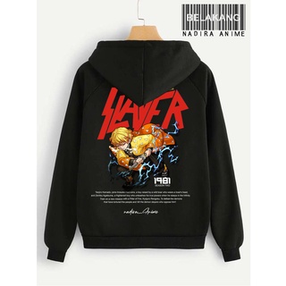 เสื้อแจ็กเก็ต Zenitsu Demon Slayer Hodie