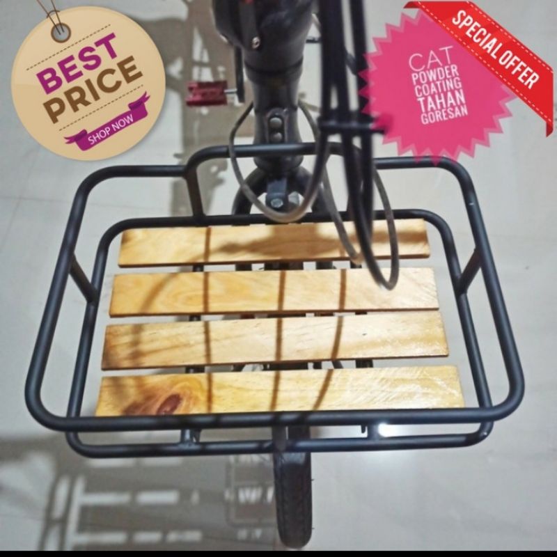 Universal BIKE FRONT BASKET/RONT RACK BIKE MTB/LIPAT/MINION ETC
