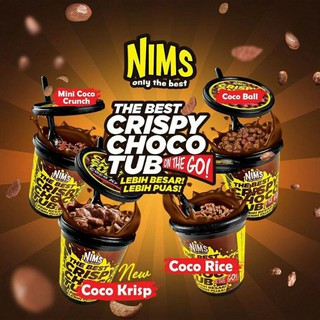 🔥พร้อมส่ง🔥🍫Nims Crispy Choco Tub🍩ช็อกโกแลตครั้นซ์ กรอบๆ เยิ้มๆ สุดฟิน