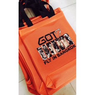 New🥳Got7 ​👛กระเป๋า​ผ้า กระเป๋า​ผ้าแคนวาส 💋กระเป๋าผ้าสะพายข้างแฟชั่น ​ 🫦สุดฮิต สไตล์​เกาหลี