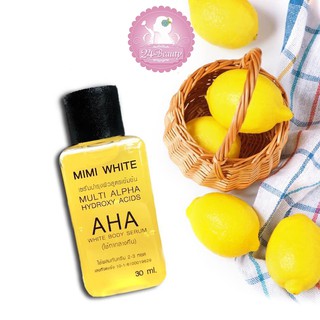 AHA white หัวเชื้อเข้มข้น by MIMI White  AHA Original 30ml.