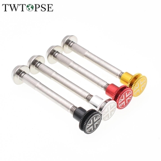 Twtopse สลักเกลียวธงอังกฤษ ไทเทเนียม 11 กรัม สําหรับจักรยานพับ Brompton