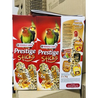 Prestige Stick เพรสทีจสติ๊ก ขนมสำหรับนกพารากีต รสผลไม้หายาก (140g.)