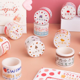 เทปตกแต่ง พาสเทล วาชิเทป masking tape Washi Tape