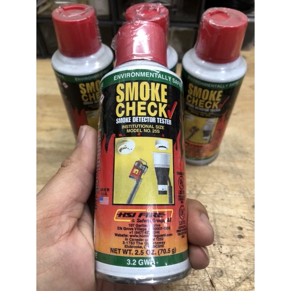 Spray test smoke (ทดสอบ smoke detector)