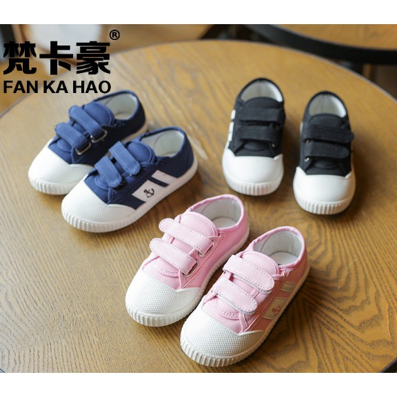 WALKER SHOES JEANS ADHESIVE VARIATIONS / รองเท้าผ้าใบสําหรับ TODDLERS