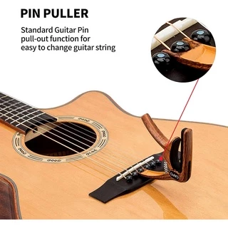 Guitar Capo กีตาร์ 6/12 สตริงอะคูสติกกีตาร์ไฟฟ้า Capo พร้อม 1 ชิ้นหยิบ capo สำหรับกีตาร์