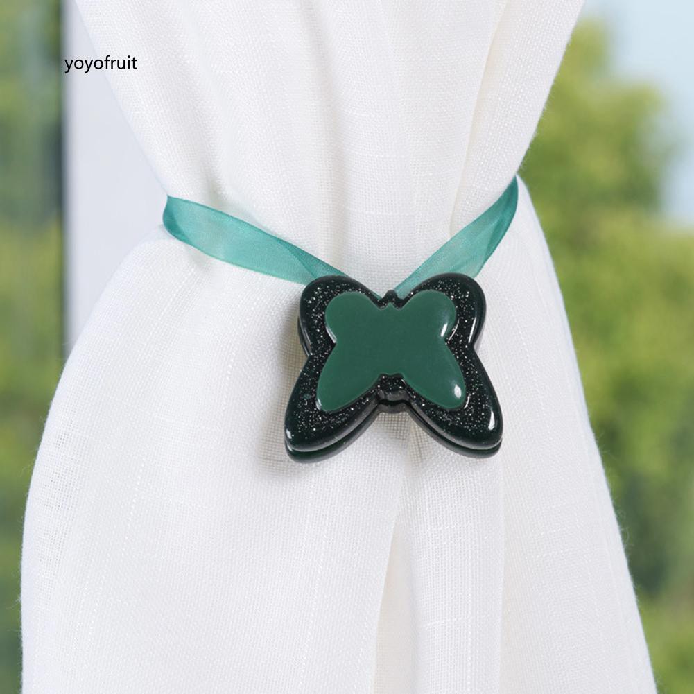 yoyo_Lovely Butterfly Curtain Buckle Tieback Drapes Holder
