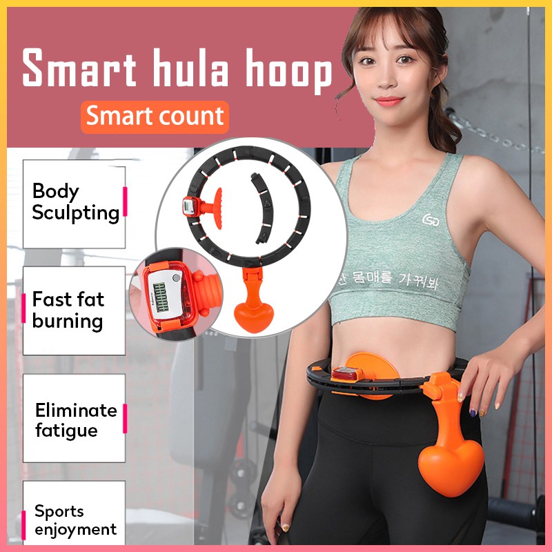 Pika Go ฮูลาฮูปอัจฉริยะ Hula Hoop ห่วงพิลาทิส ฮูลาฮูป ปรับขนาดไ ออกกำลังกายลดน้ำหนักเอวบางและหน้าท้อ