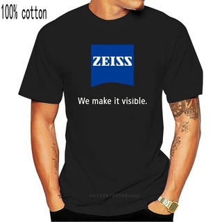 Zeiss เสื้อยืดลําลอง แขนสั้น คอกลม พิมพ์ลายโลโก้กล้องถ่ายรูป สําหรับผู้ชาย ไซซ์ S-3XLS-5XL