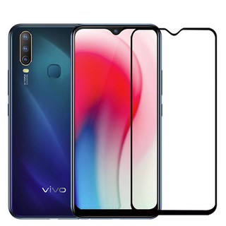 2 PCS ฟิล์มกระจกนิรภัย เต็มจอ VIVO Y12 อุปกรณ์กันรอยหน้าจอ VIVO Y15 Y 17 กระจก กระจกนิรภัย