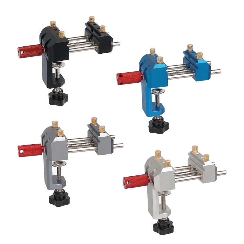 Nevʚɞ วิศวกร Vise Vice Two Jaw Clamp-on Workshop Table Clamp Workshop Workshop สําหรับ Bench DIY เกิ