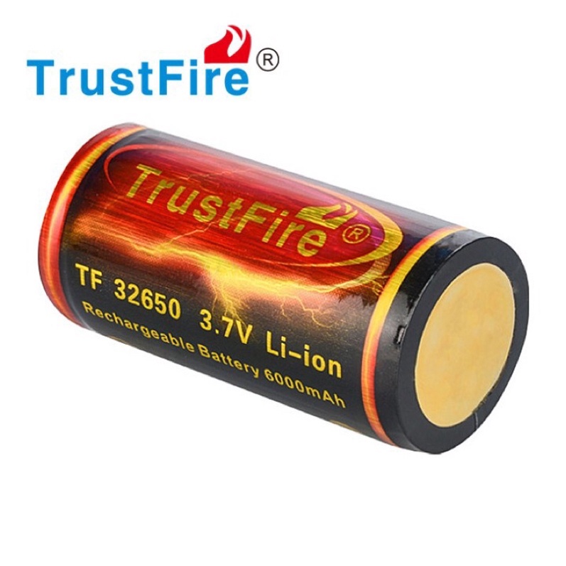 TrustFire แท้💯% ถ่าน32650 3.7V6000mah ถ่านชาร์จ32650 ถ่าน32650 ถ่านTrustfire 32650