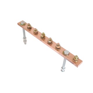 บัสบาร์ทองแดง บาร์กราวด์ Copper busbar ground