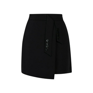 SHU APPAREL SCOOTER MINI SKIRT - BLACK