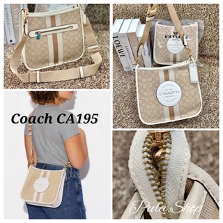 โปรแรง🔥 ส่งฟรี กระเป๋าสะพาย COACH CA195 DEMPSEY FILE IN SIGNATURE JACQUARD 005