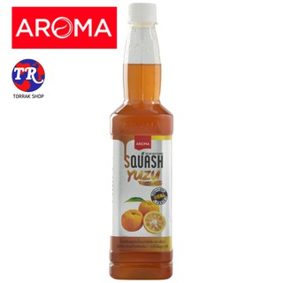 Aroma SQUASH Yuzu น้ำผลไม้เข้มข้น รสส้มยูสุ 730มล.