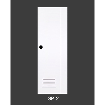 ประตูUPVC ภายใน เรียบเซาะร่องเกล็ดล่าง GREEN PLASTWOOD GP2 70X180CM ขาว (แบบเจาะลูกบิด) (1 ชิ้น/คำสั่งซื้อ)