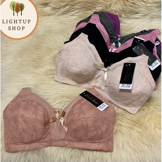👙Nobra ไม่มีโครง👙คัพB-C No.B010 เก็บทรงสวยเบอร์34-46