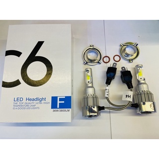 ไฟหน้าLED Hi Power สว่างมาก C6 12V ได้ 24V ได้