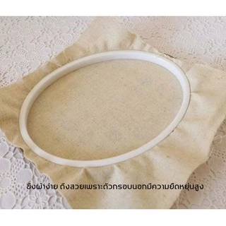 สะดึงกรอบรูปลายไม้ สำหรับโชว์ผ้าปักแขวนผนัง