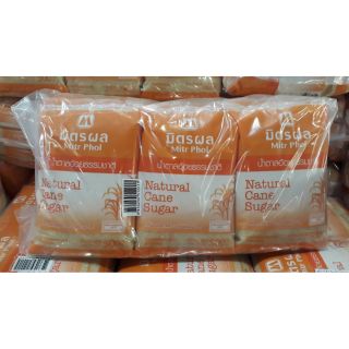 🔥Hit🔥 มิตรผล น้ำตาลอ้อยธรรมชาติ ขนาด 500กรัม/ถุง ยกแพ็ค 12ถุง Mitr Phol Natural Cane Sugar High quality อาหารและเครื่องด