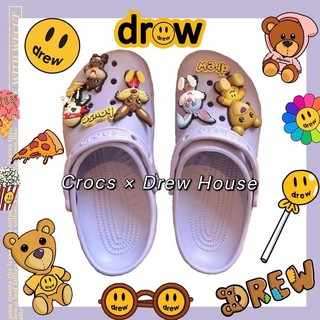 รองเท้าแตะ crocs x drew Lavender  by Justin Bieber NEW IN💜