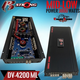 ถูกสุด MIDLOW R-STRONG รุ่นDV-4200ML สุดยอดพาวเวอร์แอมป์ขับเสียงกลาง 12-20 ดอก กำลังขับ 3800W.แรงมากๆ