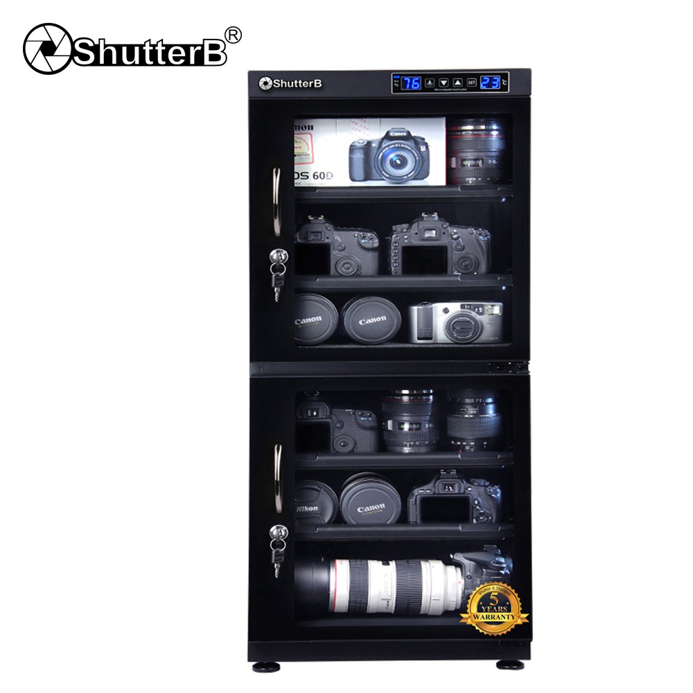 SHUTTER B SB-130EM DRY CABINET BLACK (ออโต้) รับประกันศูนย์ 5 ปี #1