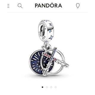 Pandora Star Wars Lightsaber Double Dangle charm แท้100%