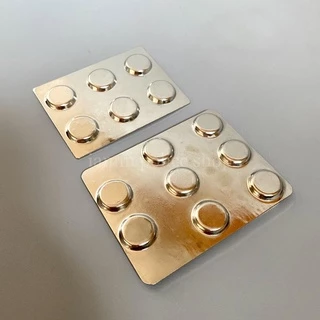 แผ่นเหล็กติดเครื่องหมายตำรวจ (แม่เหล็กแผ่นเดียว)