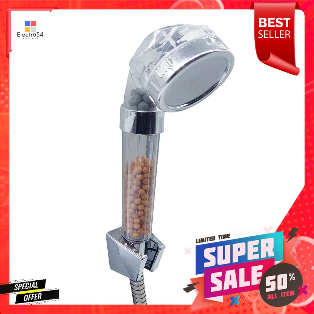 ชุดฝักบัวสายอ่อน 1 ระดับ HOEN รุ่น HOME-001S สีโครมHAND SHOWER SET 1 -FUNCTION HOEN HOME-001S CHROME