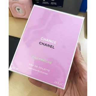 Chanel Chance fraiche edt  ซีล  ✅100ml 4,500฿   หอมตรงตามชื่อ Eau Fraiche มากๆ ใช้แล้วกลิ่นน้ำหอม Fresh และChanel Chance