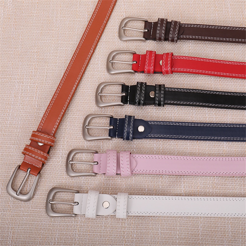 ☢Belts women 2020 Summer New Women Fashion Waist Belt Narrow Stretch