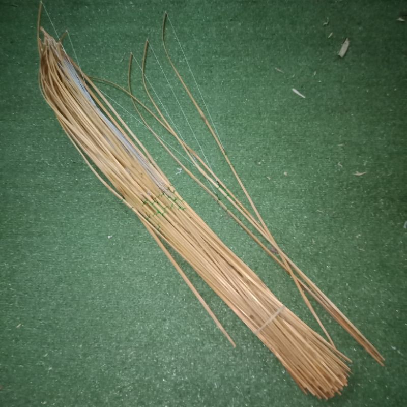 (12คัน)แบ่งขาย  เบ็ดปักคันนา เบ็ดหาปลา คันเบ็ดไม้ไผ่ ยาว 80/85 ซม. fishing bamboo คันเบ็ด