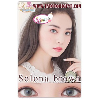 Solona brownTATOTO Contact Lenses บิ๊กอาย #325