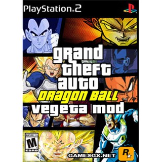 แผ่นเกมส์PS2 GTA san andreas mod vegeta เกมเพล2 gta play2