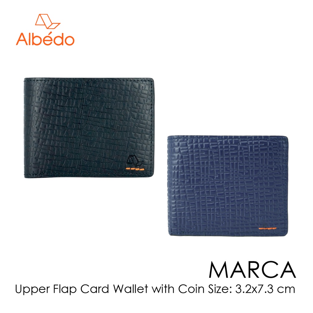 [Albedo] MARCA UPPER FLAP WINDOW WITH COIN กระเป๋าสตางค์/กระเป๋าใส่บัตร รุ่น MARCA - MC00655/MC00699