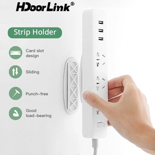 Hdoorlink อุปกรณ์ตะขอเก็บสายเคเบิ้ลสายไฟแบบติดผนัง