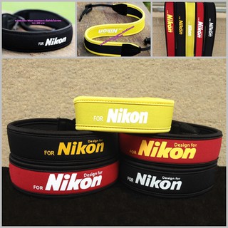 สายสะพายกล้อง Nikon แบบผ่อนแรง สายนิ่มมากก