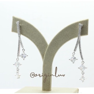 OriginLuv ต่างหูสไตล์เซเลป ใส่ได้2แบบ เพชรสวยเสมือนจริง