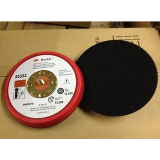 3M 20352 แป้นรองเครื่องขัดกระดาษทรายสักหลาด ตีนตุ๊กแก ขนาด 5 นิ้ว Hookit Low Profile Disc Pad Sanding pad 5"