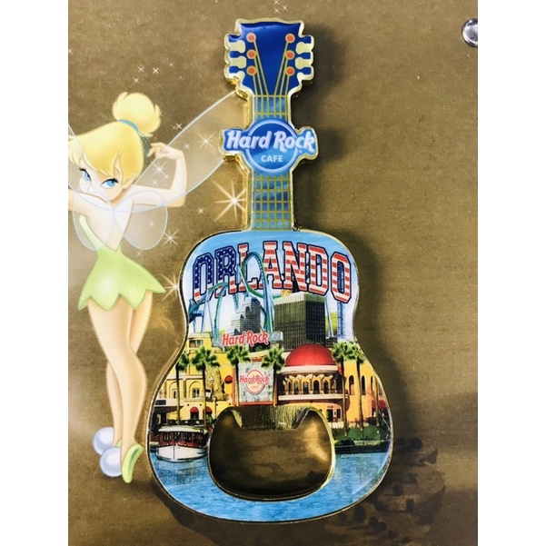 HRC Hard Rock Cafe ORLANDO Country Colours City ที่เปิดขวดแม่เหล็กแม่เหล็กติดตู้เย็น