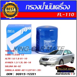 King-carmateไส้กรองอากาศVIOSทุกรุ่น,YARIS(1.5)2004-2013,ALTS(16./1.8)2001-2010,AVANZA(1.3/1.5L)2006-2018,SOLUNA1096-2002