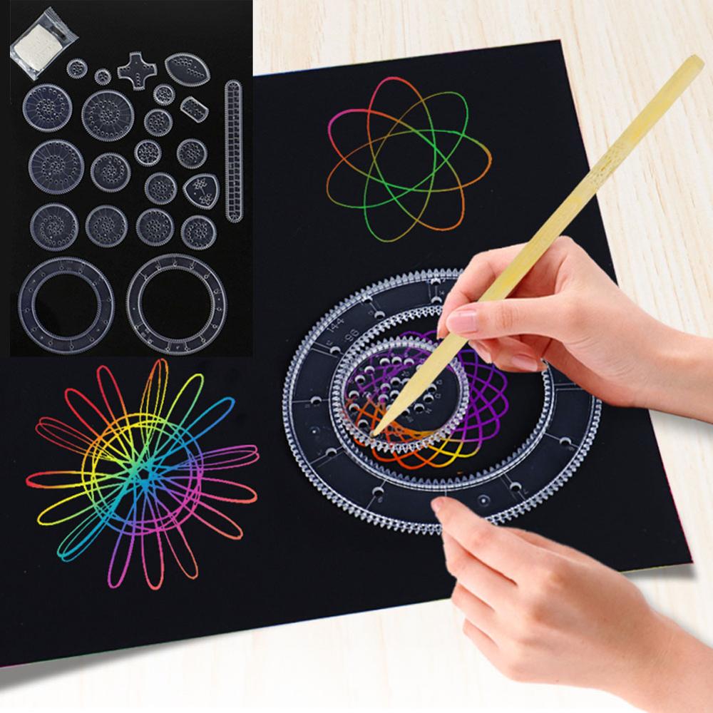 spirograph painting