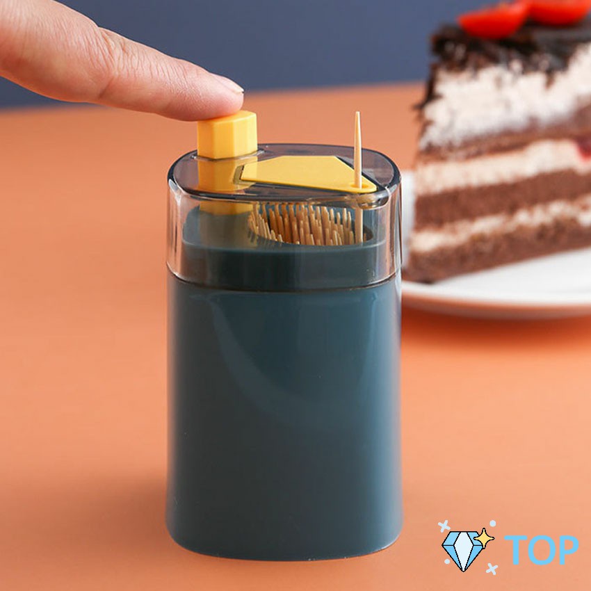 กล่องไม้จิ้มฟัน ไซส์เล็ก ความจุมากใช้ดี ง่ายต่อการพกพา ง่ายต่อการพกพา Toothpick jar