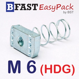สปริงนัท M6 (ชุบ HDG.)