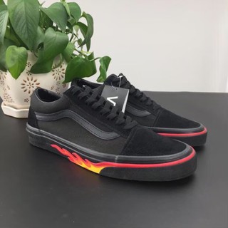 VANS OLD SKOOL FLAME WALL BLACK