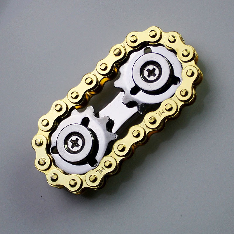 โซ่ ไจโร ฟิตเจ็ต  EDC ของเล่นเพลินๆ Steel Gyro Chains Metal fidget sprocket spinner ของขวัญ