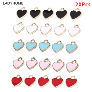 Ladyhome จี้อัลลอย รูปหัวใจ สําหรับทําเครื่องประดับ DIY 20 ชิ้น ต่อชุด